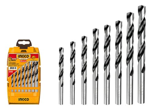 Set 8 Mechas Para Metal Hss 3mm A 10mm Ingco Akdb1088
