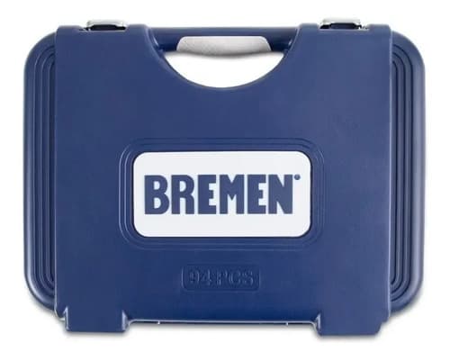 Set Herramientas Llaves Tubos Combinadas 94 Pzs Bremen 6380 Azul