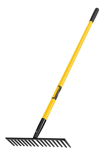 Rastrillo Recto 16 Dientes Cabo Fibra Vidrio 152cm Truper