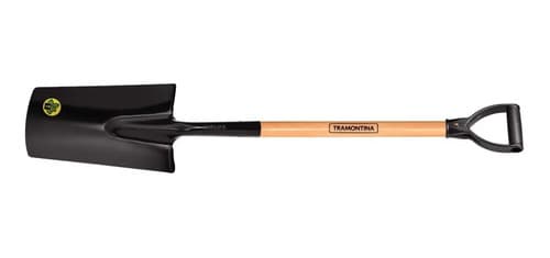 Pala Media Luna Tramontina Mango De Madera 71 Cm