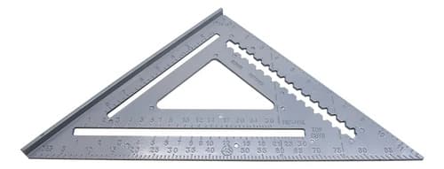 Escuadra Carpintero 30cm Gris Metalica Lh-2239 Plateado