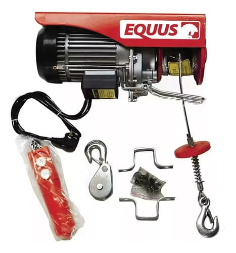 Aparejo Eléctrico 600kg Equus Altura Elevacion 12 Metros Rojo 1