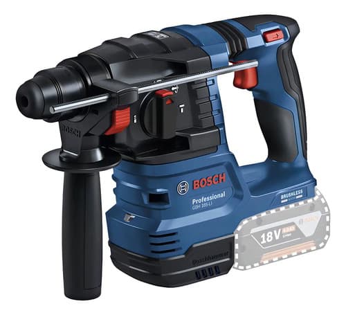 Rotomartillo Electroneumático Bosch Gbh 185-li Inalámbrico Azul