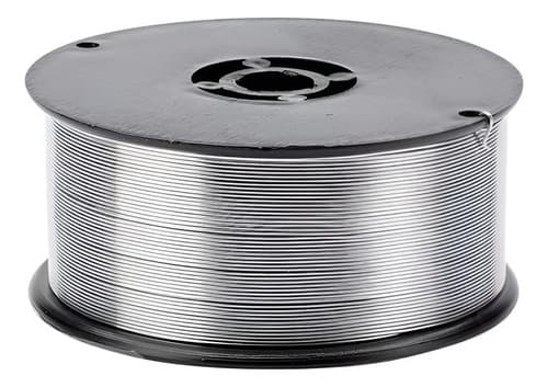 Alambre Soldar Mig Sin Gas Flux 0.8mm 5kg Lusqtoff Lqflux085 Plateado