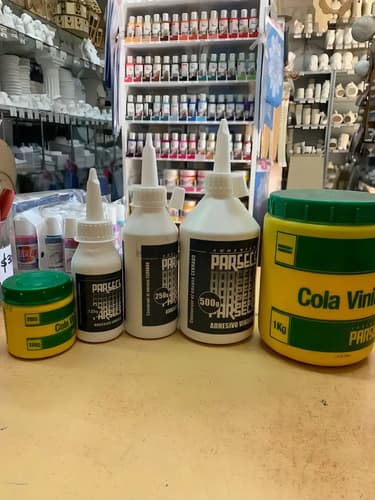 Pegamento Cola Vinílica Parsecs Cola Vinílica 1kg Color Blanco De 1kg No Tóxico