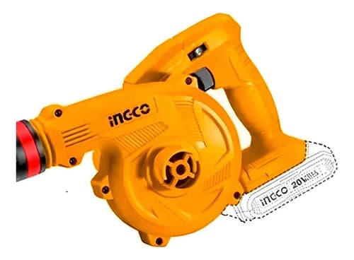 Soplador Niwa Soprador Ingco P20s Batería 2ah 2 Velocidades Naranja