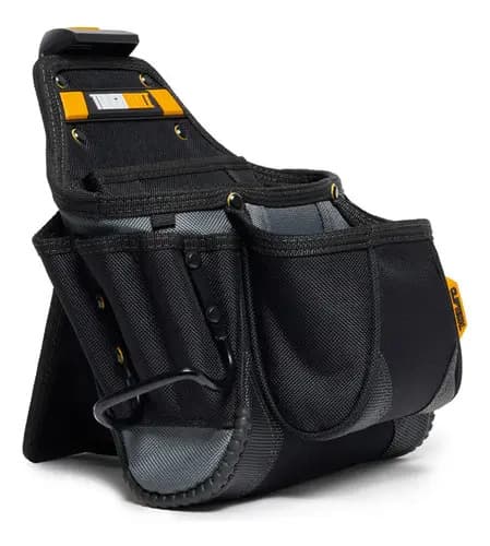 Bolso Portaherramientas 2 Bolsillos Toughbuilt Tb-ct-01 Color Negro