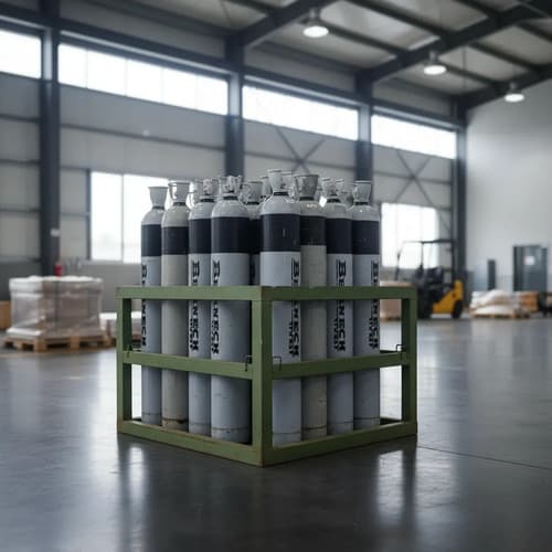 Tubo De Nitrogeno De 10 Metros Cubicos Nuevos Y Cargados