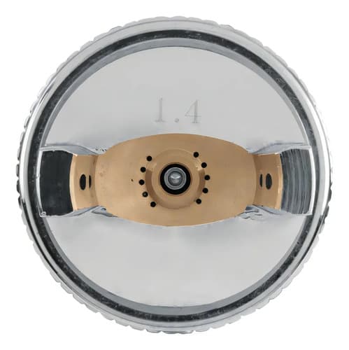 Pistola P/pintar Gravedad Hvlp, Boquilla 1.4mm, Truper 12128 Color Blanco Plateado