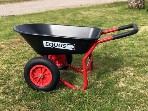 Carretilla Equus 80 Litros 2 Ruedas Tolva Plastica