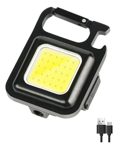 Linterna Portátil De Bolsillo Con Clip Potente Mini Color De La Luz Cálido Cálido Negro