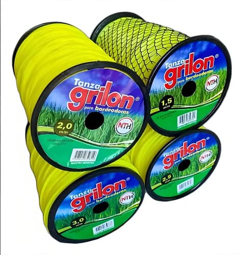 Tanza Grilon 3mm Redonda Desmalezadora O Motoguadaña X 1kg Color Amarillo