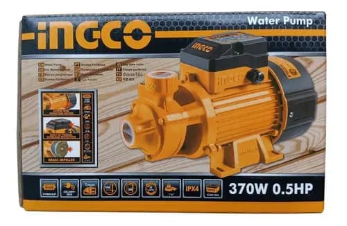 Bomba Periférica Ingco 1/2hp 35m Caudal 35l/min Vpm3701-ynte Naranja 50 Hz/60 Hz