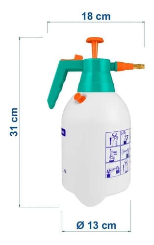 Fumigador Pulverizador Tramontina 2 Lts De Presión A Bomba