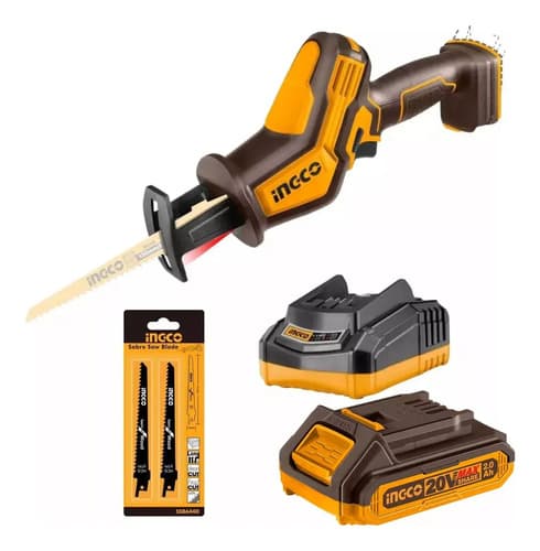 Sierra Sable 20v P20s Ingco Crsli6508 C/bateria Y Cargador