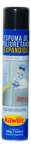 Pack 12 Espuma Poliuretano Spray Kuwait 500ml Para Madera Metal Yeso
