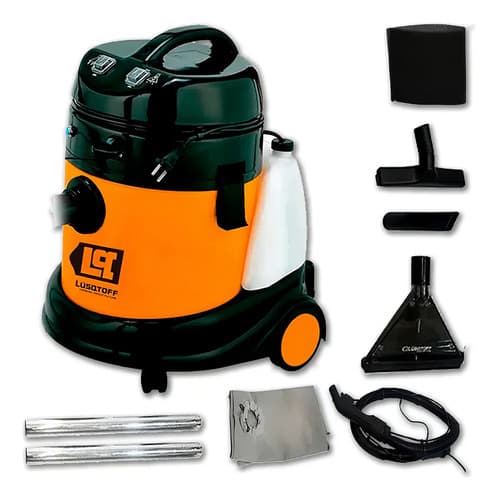 Aspiradora Lava Tapizado Y Alfombras 1400w 20l Lusqtoff Color Naranja