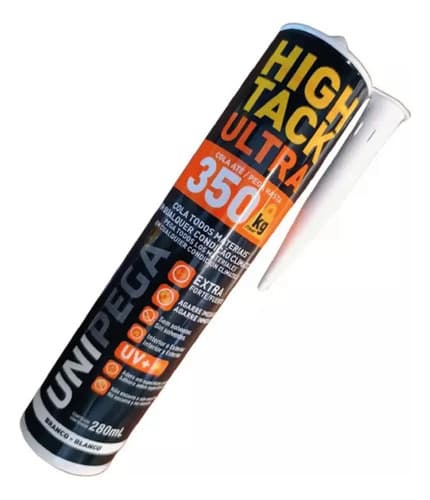 Adhesivo Híbrido Unipega High Tack Blanco De 280 Ml Para Fijación Extrafuerte