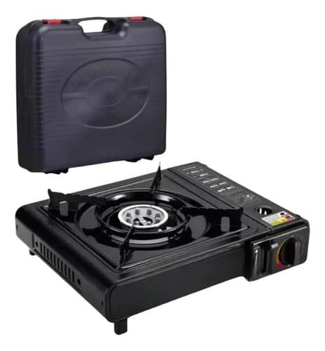 Anafe Portátil Bencor De 1 Hornalla A Gas Con Encendido Electrónico Negro