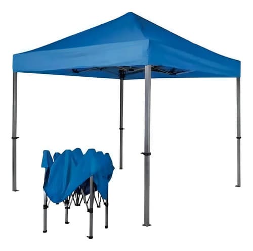 Gazebo Plegable Toldo Super Reforzado 2x2 Para El Jardín Color Azul
