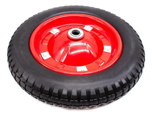 Rueda Maciza 3.00-8 Eje 20mm Negro