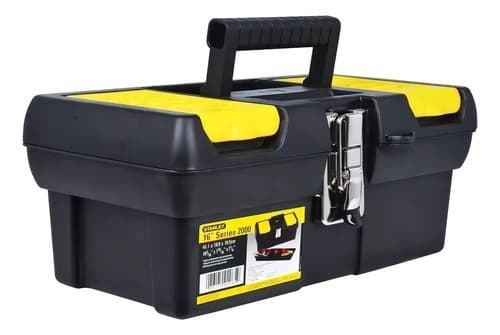 Caja De Herramientas Stanley 16013 Plástico 16 Cierre Metal Negro/amarillo