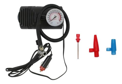 Compresor Aire Inflador Auto Bici 300 Psi Electrico Color Negro Frecuencia V