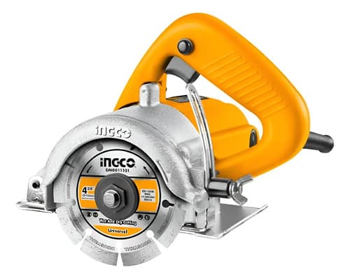 Sierra Circular Ceramica Ingco Mc14008 110mm 1400w. Hnt Naranja Claro 50/60hz