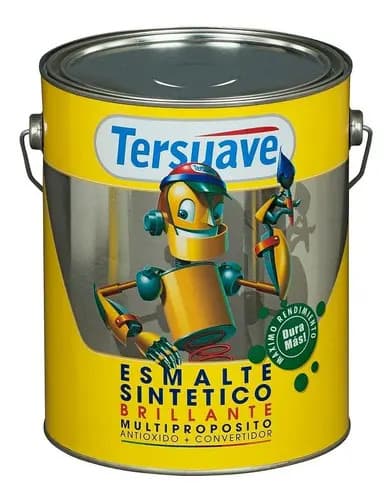 Esmalte Sintético Blanco Brillante Tersuave 4 Lts Interior Exterior