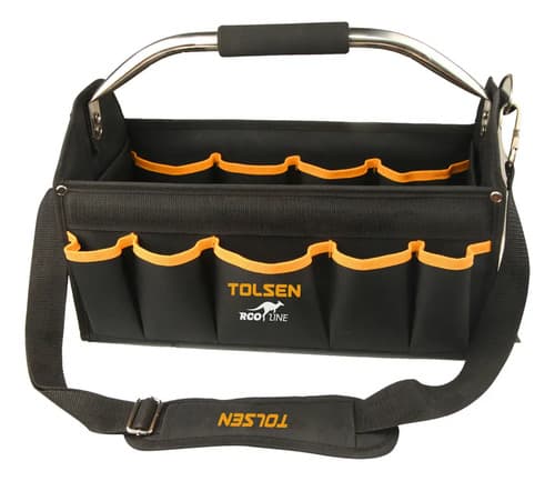 Bolso Industrial Con Asa Metal 17 Tolsen Negro