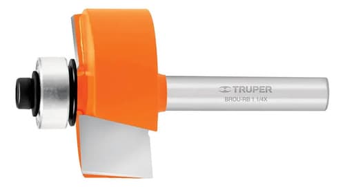 Fresa Rebajado 1-1/4' Con Balinera Herramienta Marca Truper