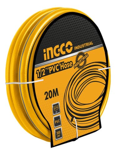 Manguera 1/2 Ref Malla Rollo X 20mts Ingco Hph2001 Ma Amarillo