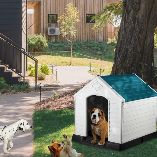 1 Paquete De 2 Casas Para Perro Chicas D 68x61x59cm Beige