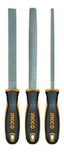 Juego De 3 Escofinas Para Madera Ingco Hktfw0308