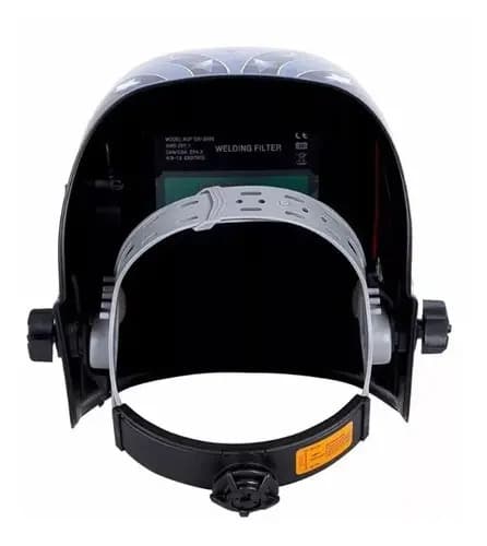 Careta Electrónica Soldar Automática Águila Adir 6710 Color Azul