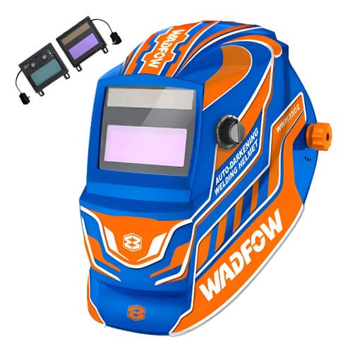 Careta Soldar Fotosensible Wadfow Wwh3502 Azul Y Naranja