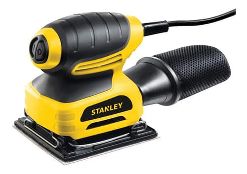 Lijadora Orbital Stanley Stel401 1/4 Hoja Color Amarillo