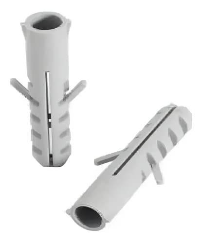 Tarugos Pf Plástico 8mm Fijaciones Yeso Cielorraso Pvc 50 Unidades