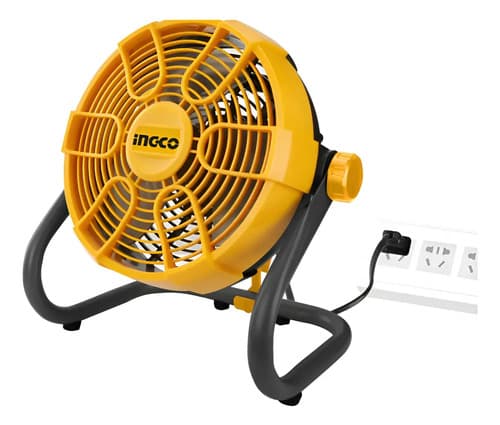 Ventilador A Bateria De Litio 20v Ingco Dimensiones: 11   28 Cm 20v Naranja Claro Gris Plástico 2