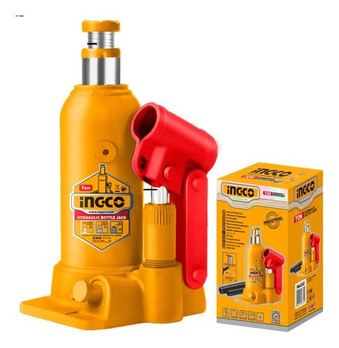 Gato Hidraulico Ingco Tipo Botella 5 Ton Hbj504