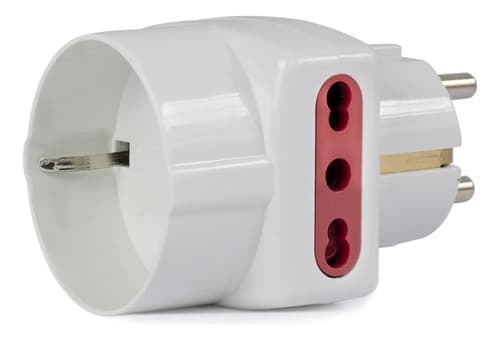 Adaptador Conatel Enchufe Schuko Universal 3 En Línea