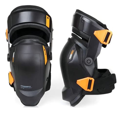 Rodilleras Ergonomicas De Proteccion Trabajo Toughbuilt Color Negro