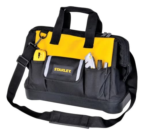 Sierra Circular 7 1/4 1600w Stanley + Bolso De Herramientas Amarillo 50hz/60hz