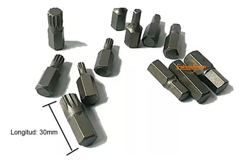 Set Kit Juego Puntas Corto Largo Torx Allen 40 Piezas Eshopangie