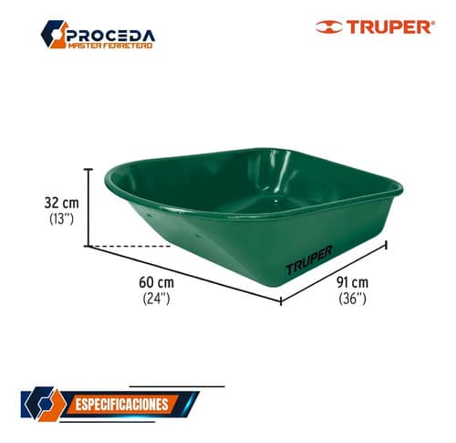 Concha Para Carretilla Cat- 55 Truper 19706
