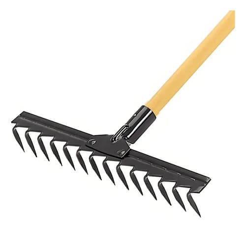 Rastrillo 14 Dientes Mango De Madera 120 Cm Tramontina