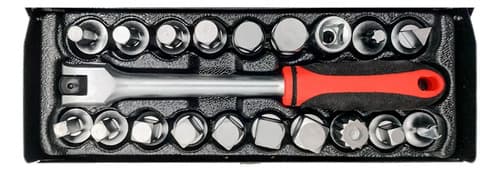 Extractor Tapon Carter Y Caja - Juego X20 Dados + Mango | Eurotech