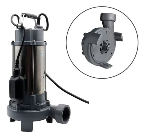 Bomba Sumergible Con Triturador Gdx V1500df 1500w Para Cloac Gris