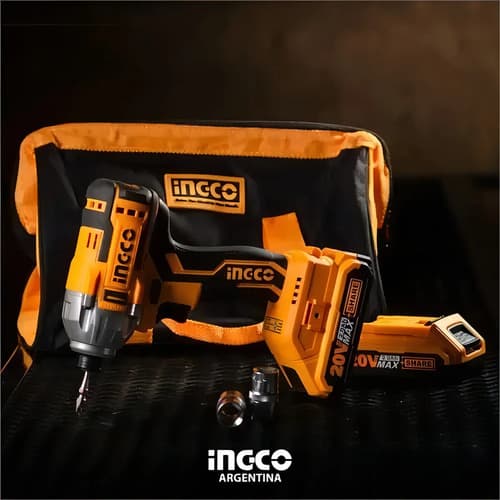 Taladro Atornillador Inalambrico Llave Impacto 1/4 Ingco