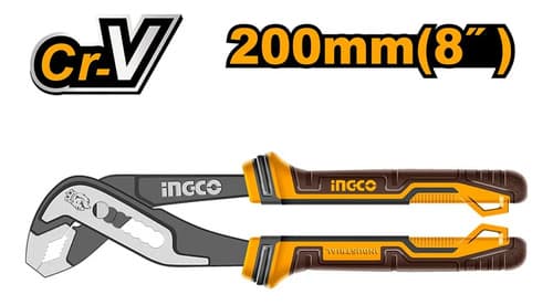 Llave Pinza Pico Loro 8 Cr-v Ingco Hpp28208